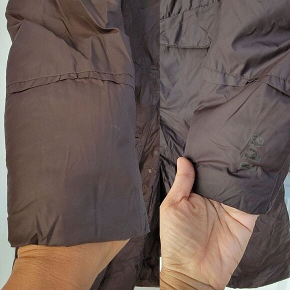 ADD Brown Down Puffer Long Coat 6 - Picture 12 of 12